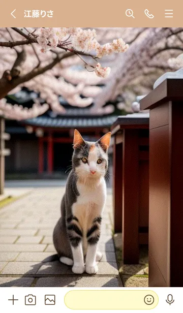 [LINE着せ替え] 浮世絵桜の季節 LavHuの画像2