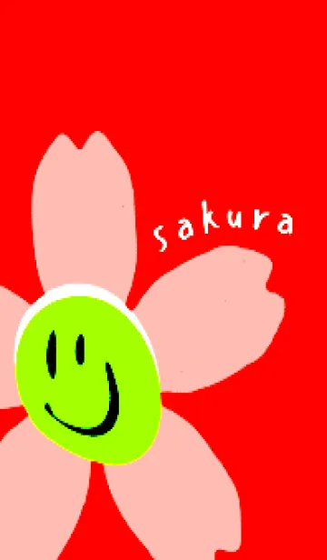 [LINE着せ替え] サクラ スマイリー 32の画像1