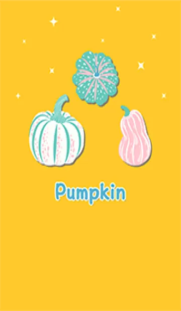 [LINE着せ替え] Pumpkin pattern(Yellow)の画像1