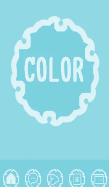 [LINE着せ替え] green color G116の画像1