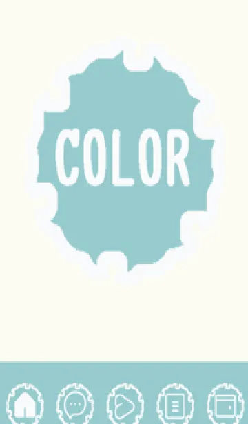 [LINE着せ替え] green color G117の画像1