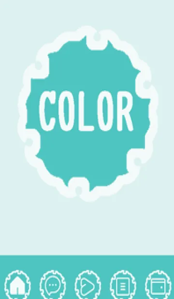 [LINE着せ替え] green color G120の画像1