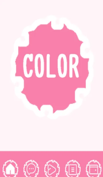 [LINE着せ替え] pink color G56の画像1