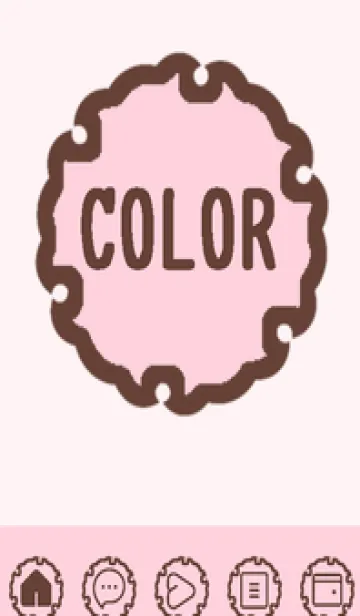 [LINE着せ替え] pink color G58の画像1