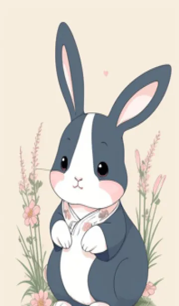 [LINE着せ替え] 快適な良い日 - 可愛い兎 cHwsuの画像1