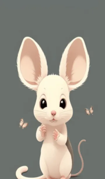 [LINE着せ替え] 快適な良い日 可愛い小さなマウス HQ8C7の画像1