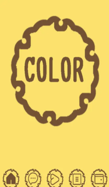 [LINE着せ替え] yellow color G56の画像1