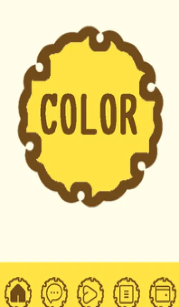 [LINE着せ替え] yellow color G57の画像1