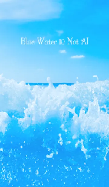 [LINE着せ替え] Blue Water 10 Not AIの画像1