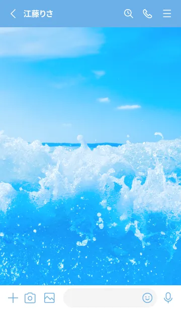 [LINE着せ替え] Blue Water 10 Not AIの画像2