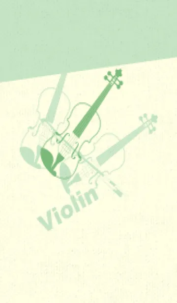 [LINE着せ替え] Violin 3カラー フレッシュグリーンの画像1