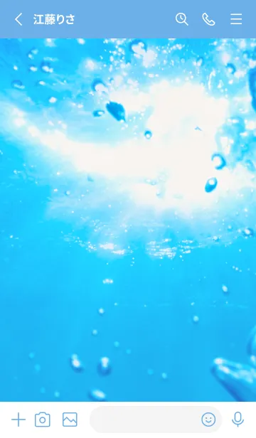[LINE着せ替え] Underwater Photo 14 Not AIの画像2