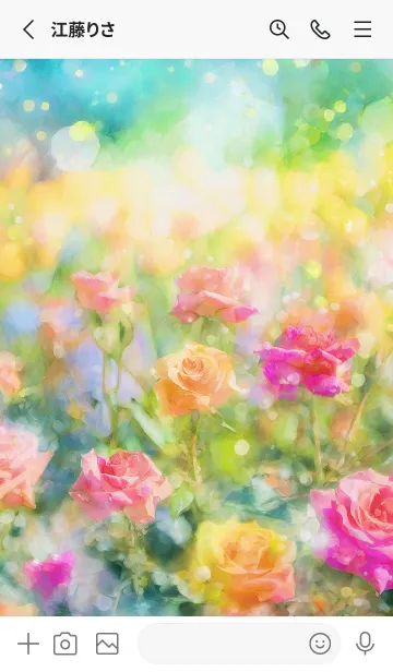 [LINE着せ替え] 薔薇(バラ)の花の着せかえ(R3662)の画像2