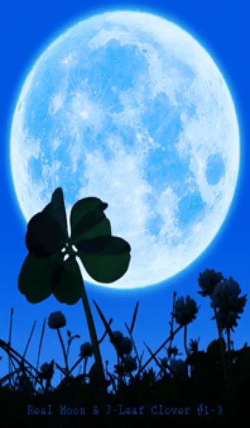 [LINE着せ替え] Real Moon & 7-Leaf Clover #1-3の画像1