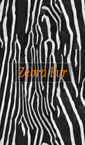 [LINE着せ替え] Zebra Fur 16の画像1