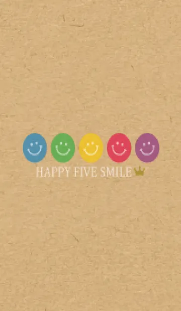 [LINE着せ替え] HAPPY-FIVE SMILE CROWN 4の画像1