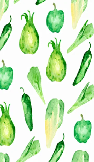 [LINE着せ替え] 【シンプル】お野菜の着せかえ#457の画像1