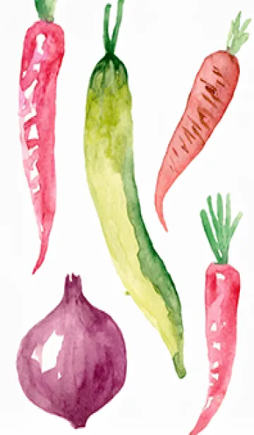 [LINE着せ替え] 【シンプル】お野菜の着せかえ#456の画像1