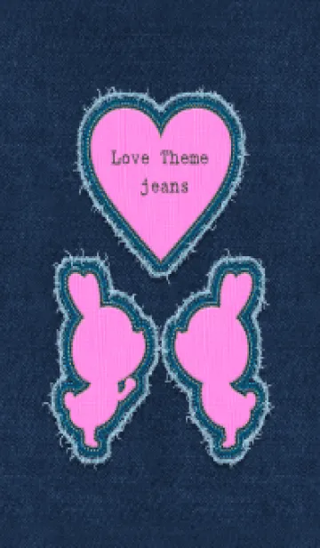 [LINE着せ替え] Love Theme - jeans 65の画像1