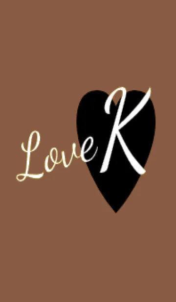 ラブ イニシャル ”K” 16の着せ替えメイン画像
