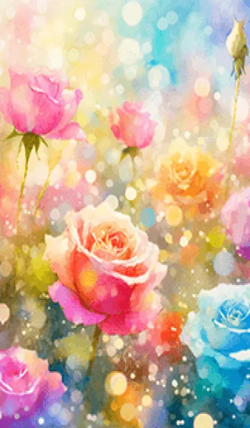 [LINE着せ替え] 薔薇(バラ)の花の着せかえ(R3676)の画像1