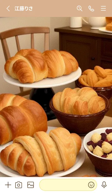 [LINE着せ替え] パン、ペストリー、そしてコーヒー mgZUvの画像2