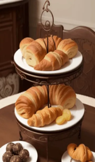 [LINE着せ替え] パン、ペストリー、そしてコーヒー qIe1kの画像1