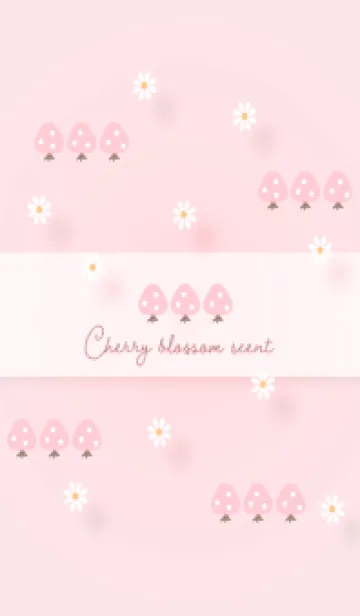 [LINE着せ替え] ピンク 桜の香り05_1の画像1