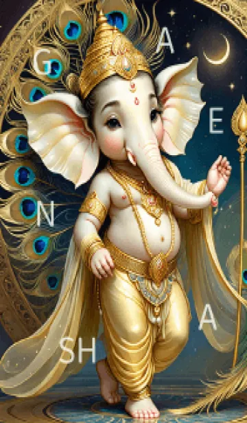 [LINE着せ替え] Gold Ganesha: For Bisiness & Wealth (JP)の画像1