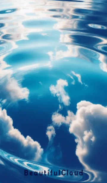 [LINE着せ替え] Beautiful Cloud-WATER 5の画像1