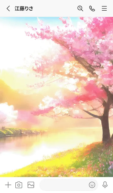 [LINE着せ替え] 優美な春の風景の着せかえ(Spring-365)の画像2