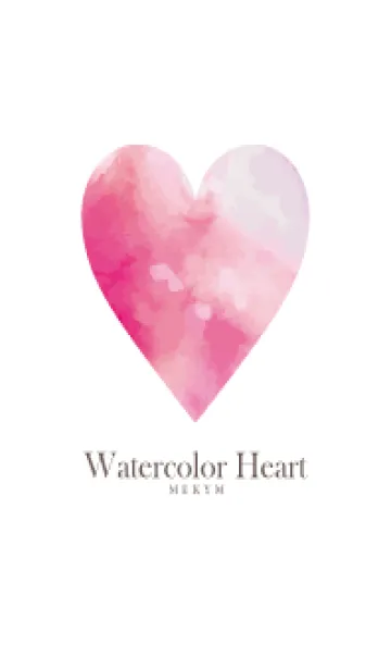 [LINE着せ替え] Watercolor Heart -MEKYM- 24の画像1