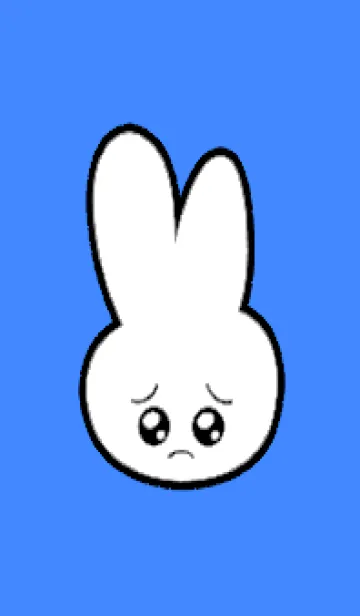 [LINE着せ替え] ぴえん うさぎ 208の画像1