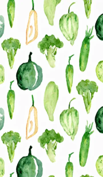 [LINE着せ替え] 【シンプル】お野菜の着せかえ#472の画像1
