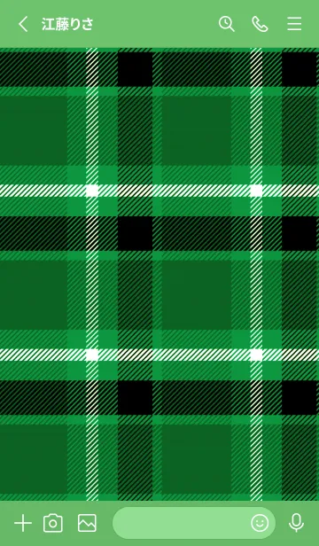 [LINE着せ替え] チェック ハート /16の画像2