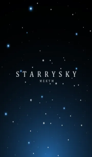 [LINE着せ替え] BLACK - STARRY SKY STAR 10の画像1