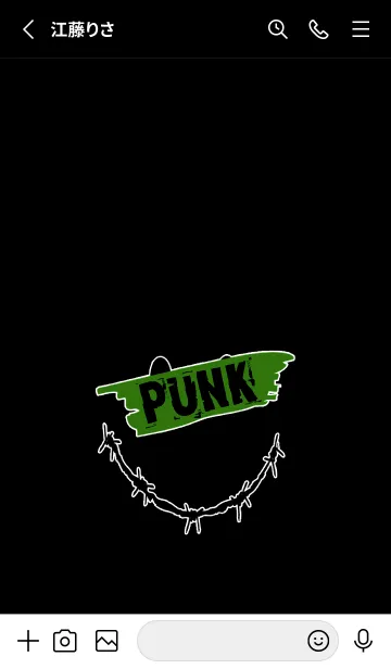 [LINE着せ替え] パンク スマイル 42の画像2
