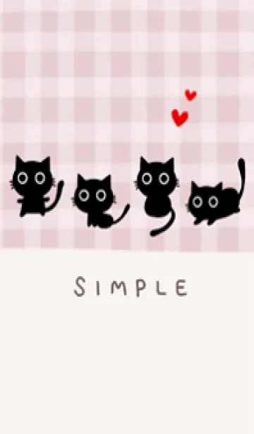 [LINE着せ替え] 大好きかわいいクロネコ♪9の画像1