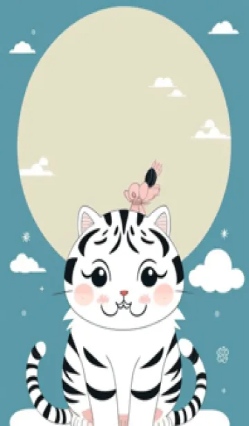 [LINE着せ替え] 可愛い虎は猫ではありません sH8Vuの画像1