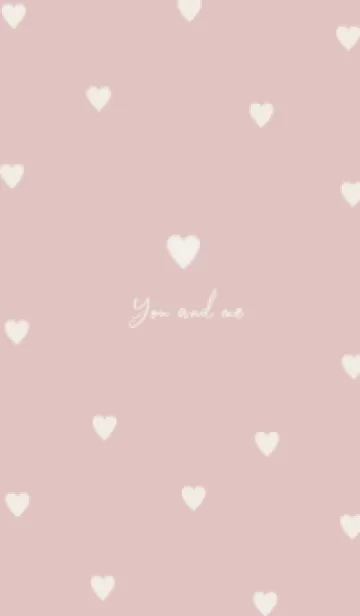 pattern_heart pinkbeigeの着せ替えメイン画像