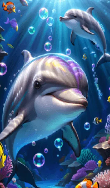 [LINE着せ替え] 海の幻想曲 #EBJG18。の画像1