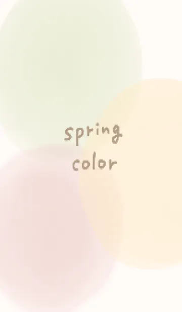 [LINE着せ替え] シンプル春カラーの画像1