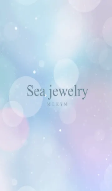 [LINE着せ替え] SEA JEWELRY-BLUE&PINK 13の画像1