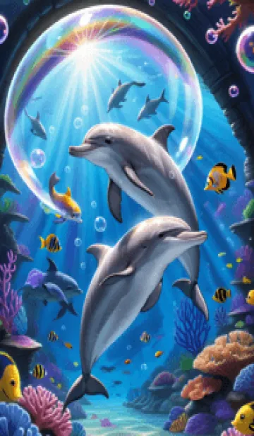 [LINE着せ替え] 海の幻想曲 #EBJG15。の画像1