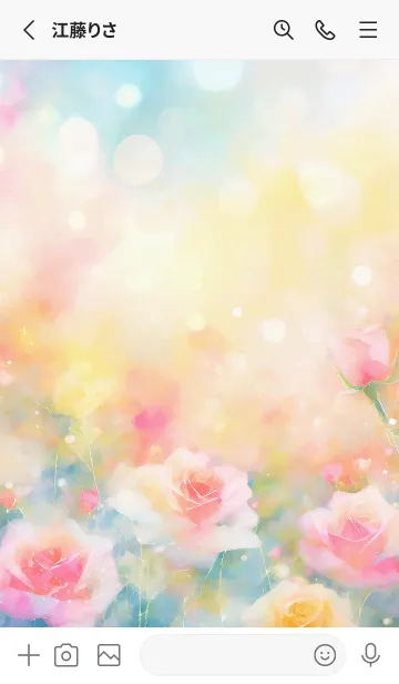 [LINE着せ替え] 薔薇(バラ)の花の着せかえ(R3684)の画像2