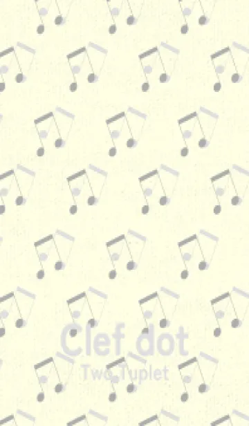 [LINE着せ替え] 2連符柄  銀鼠の画像1