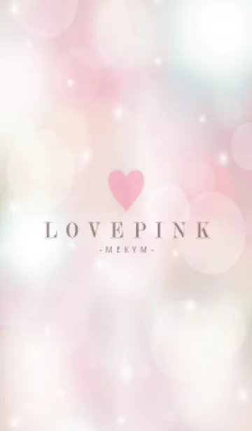 [LINE着せ替え] LOVE PINK -HEART- 2の画像1