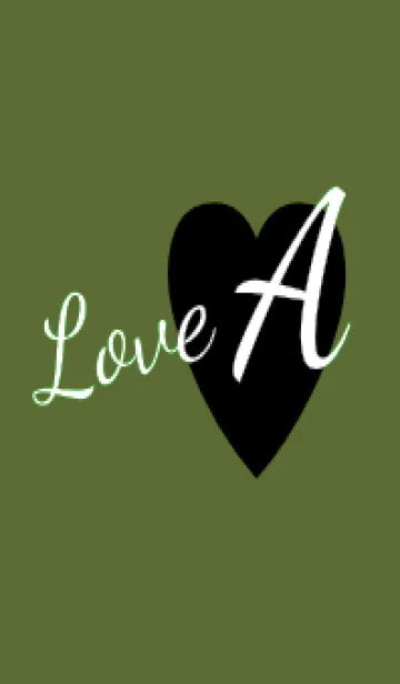 [LINE着せ替え] ラブ イニシャル ”A” 18の画像1
