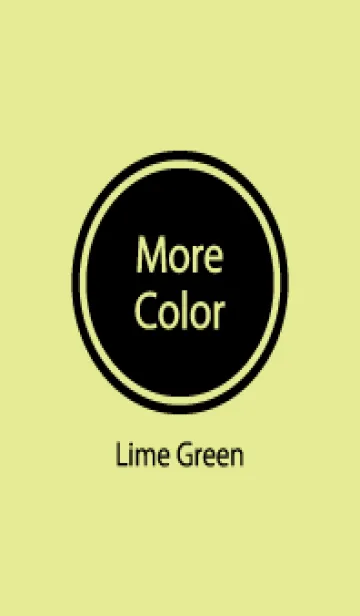 [LINE着せ替え] More Color Lime Greenの画像1