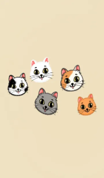 [LINE着せ替え] Cats cuteの画像1
